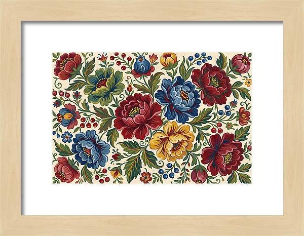 Vibrant Floral Folk