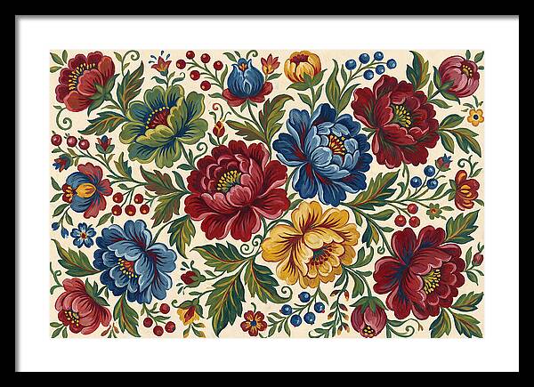 Vibrant Floral Folk