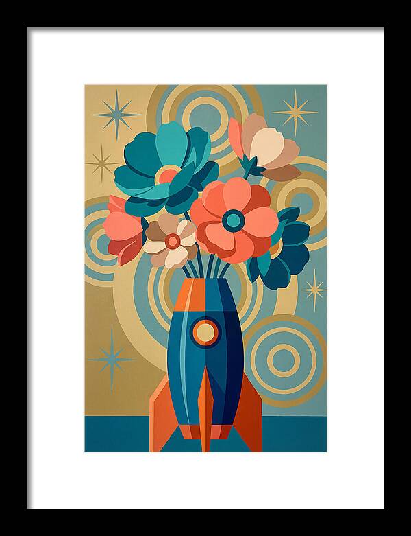 Vibrant Floral Rocket Arrangement
