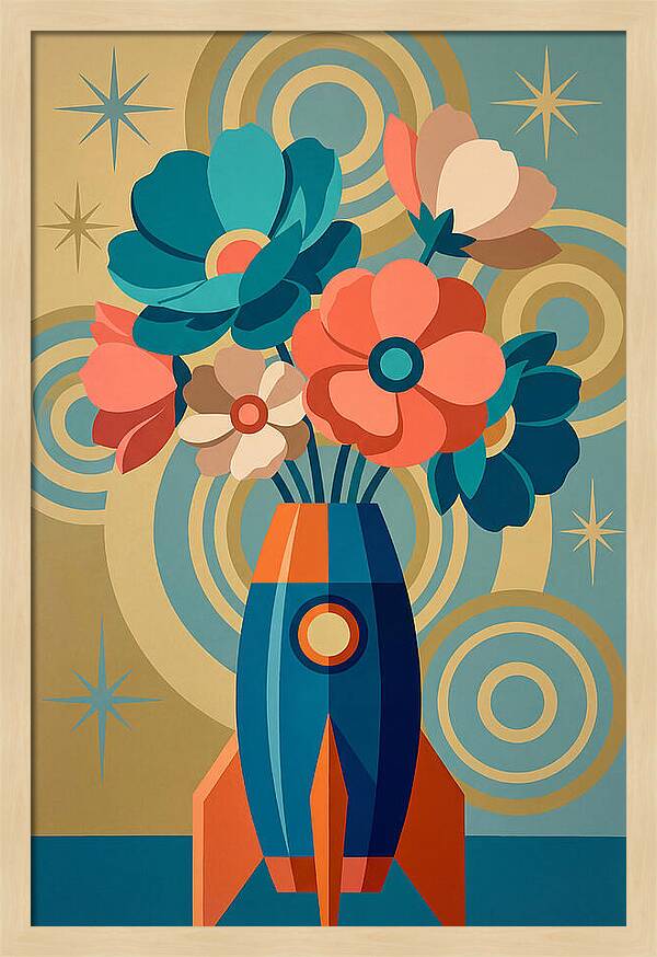 Vibrant Floral Rocket Arrangement