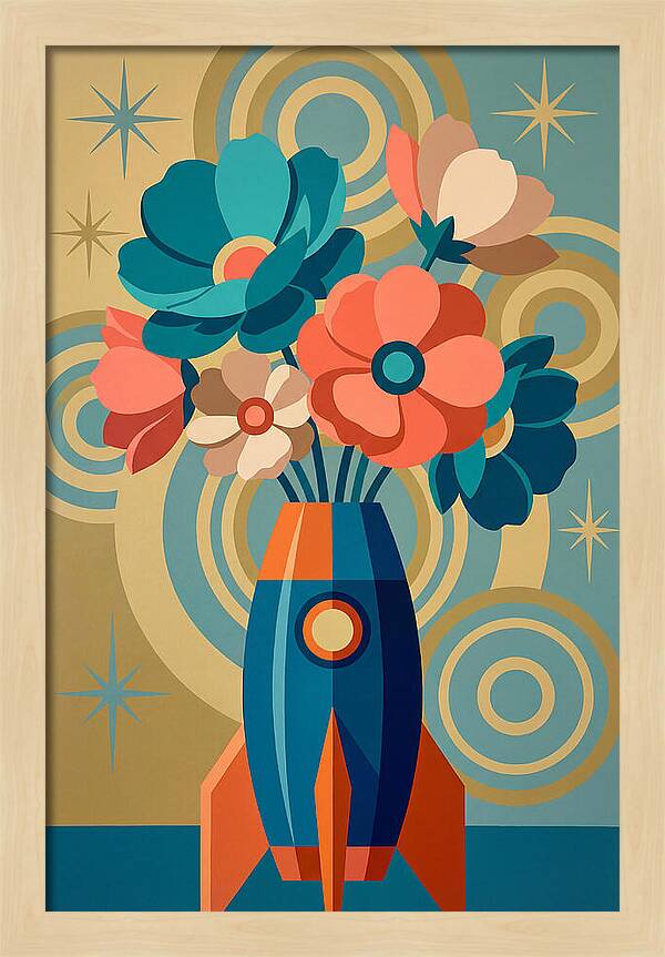 Vibrant Floral Rocket Arrangement