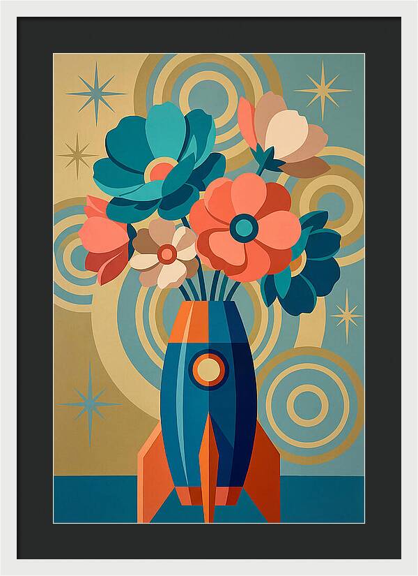 Vibrant Floral Rocket Arrangement