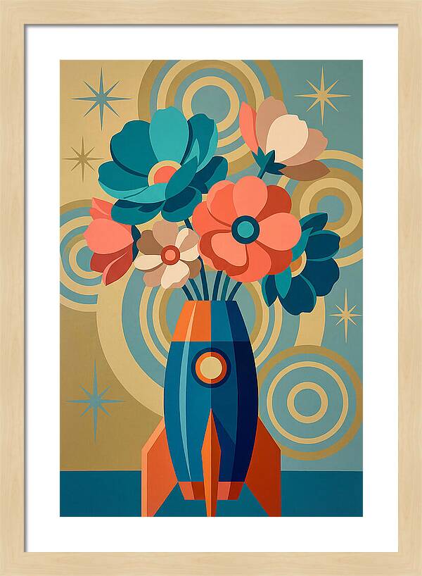 Vibrant Floral Rocket Arrangement