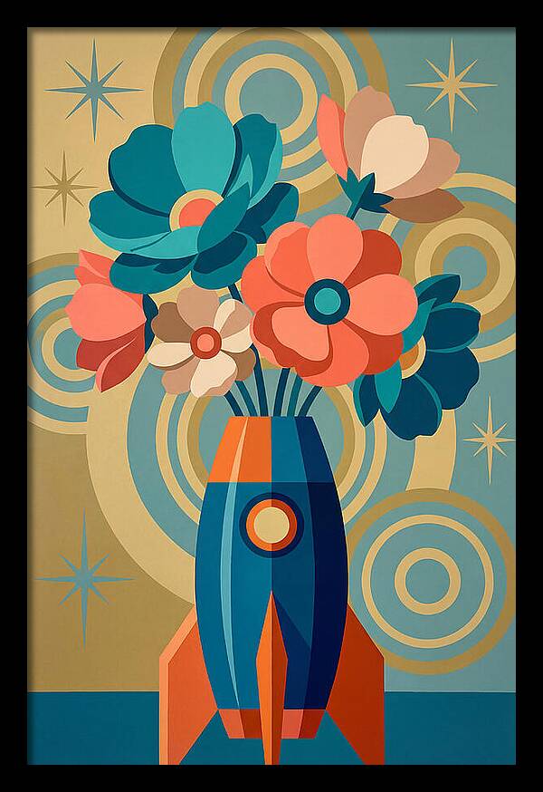 Vibrant Floral Rocket Arrangement