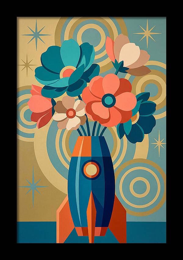 Vibrant Floral Rocket Arrangement