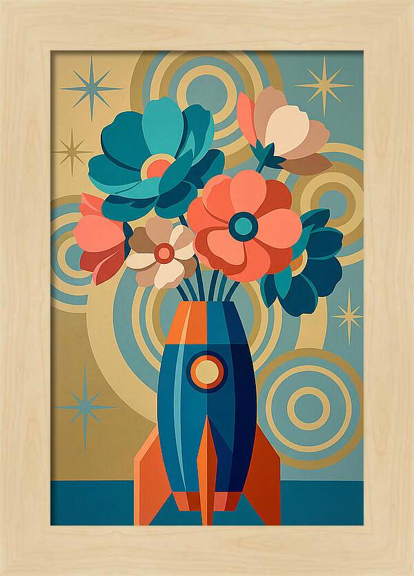 Vibrant Floral Rocket Arrangement
