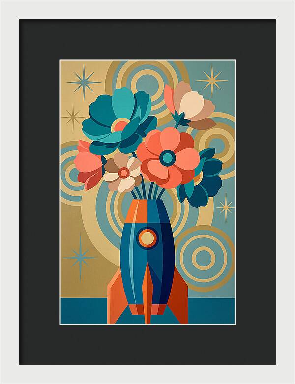 Vibrant Floral Rocket Arrangement