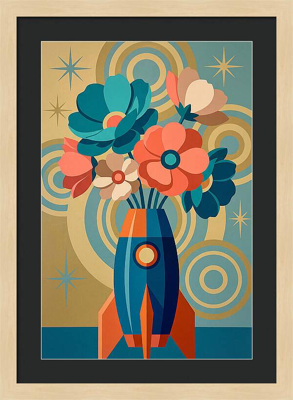 Vibrant Floral Rocket Arrangement