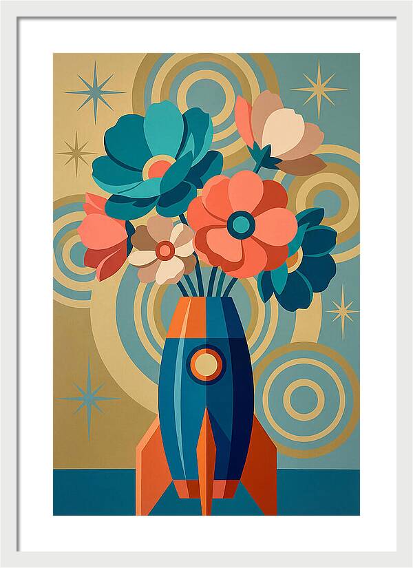 Vibrant Floral Rocket Arrangement