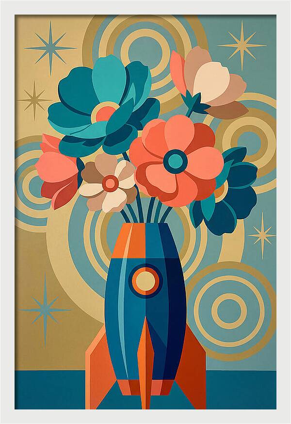 Vibrant Floral Rocket Arrangement