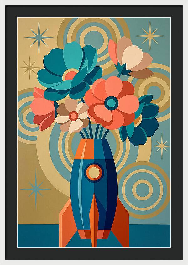Vibrant Floral Rocket Arrangement