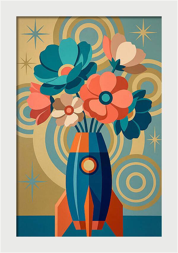 Vibrant Floral Rocket Arrangement