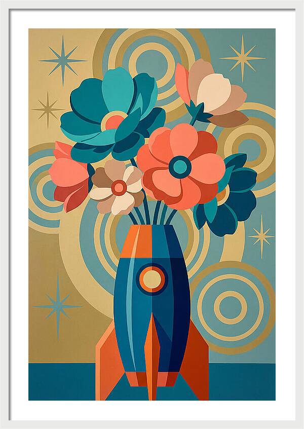 Vibrant Floral Rocket Arrangement