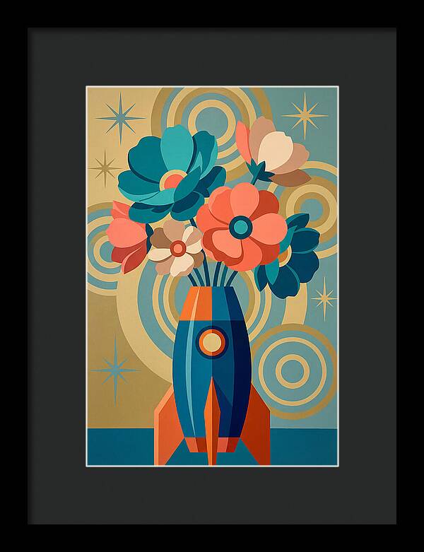 Vibrant Floral Rocket Arrangement