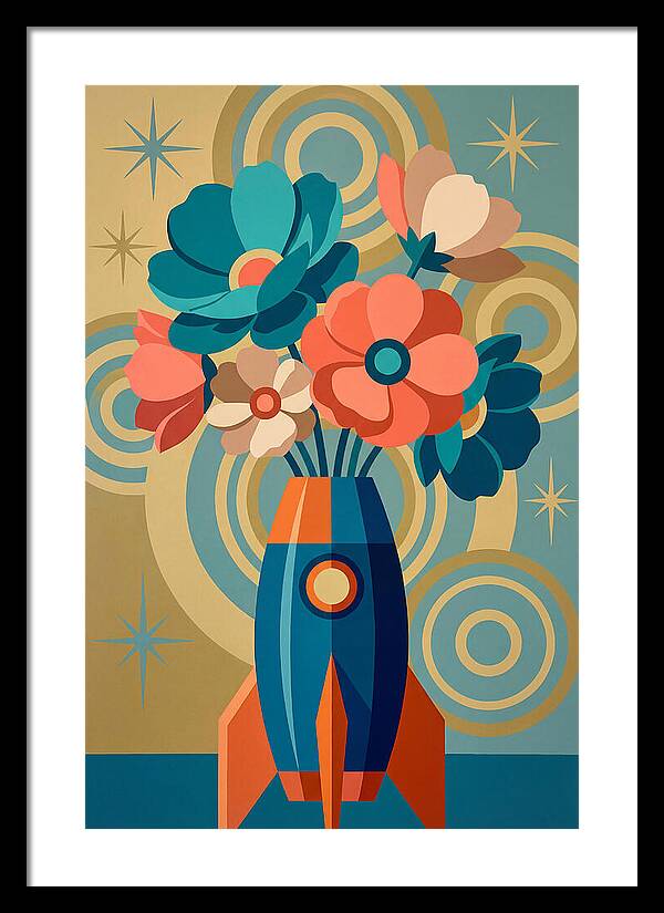 Vibrant Floral Rocket Arrangement