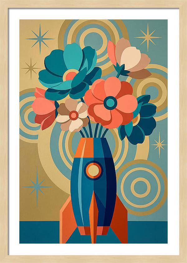 Vibrant Floral Rocket Arrangement