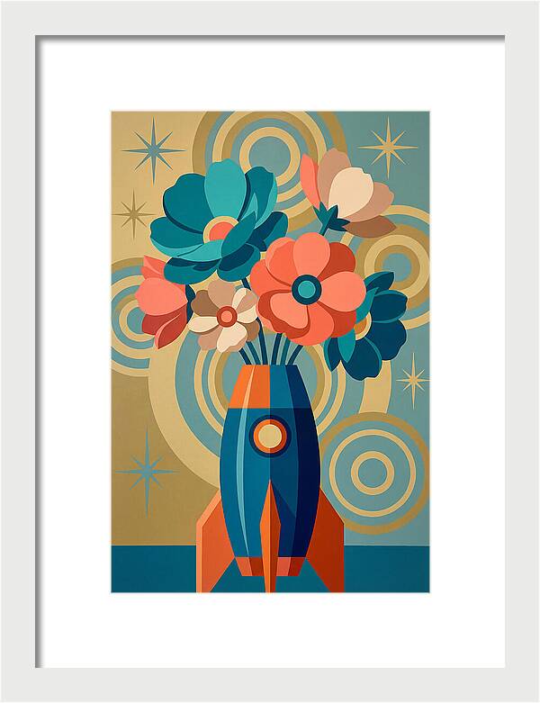 Vibrant Floral Rocket Arrangement