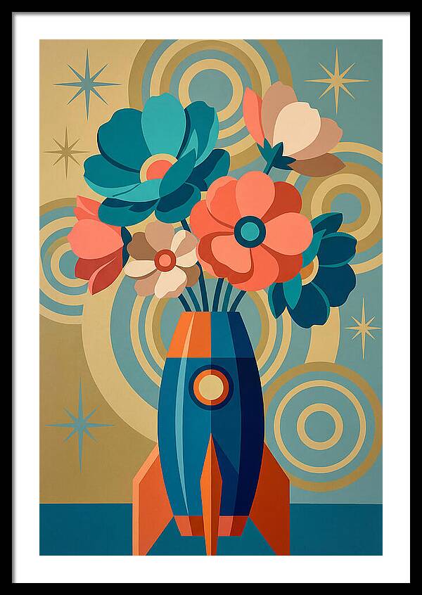 Vibrant Floral Rocket Arrangement