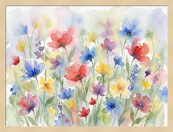 Vibrant Floral Serenity