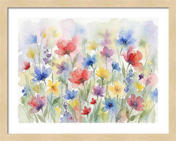 Vibrant Floral Serenity
