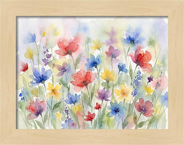 Vibrant Floral Serenity