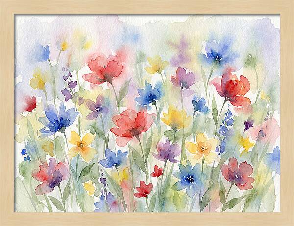 Vibrant Floral Serenity