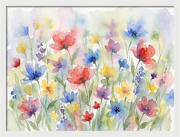 Vibrant Floral Serenity