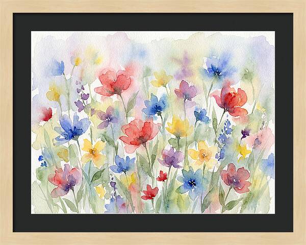 Vibrant Floral Serenity