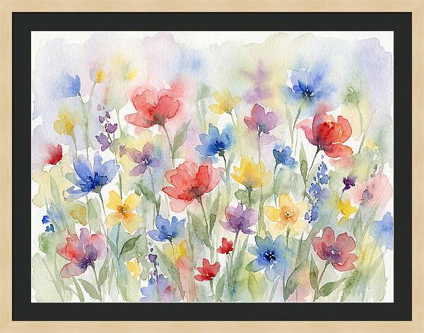 Vibrant Floral Serenity