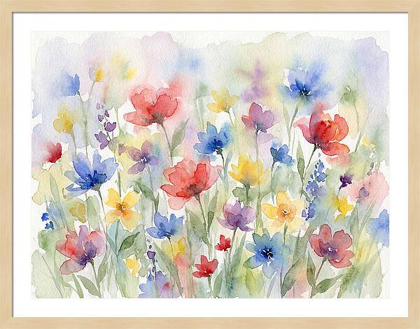 Vibrant Floral Serenity