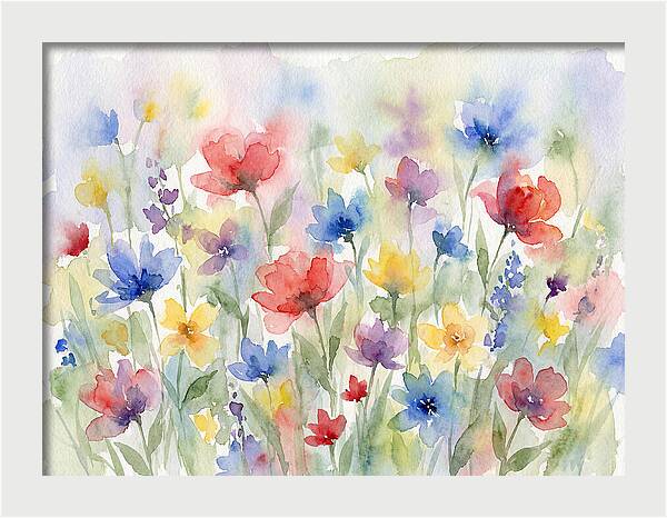 Vibrant Floral Serenity