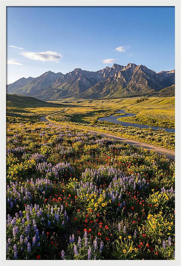 Vibrant Floral Tapestry