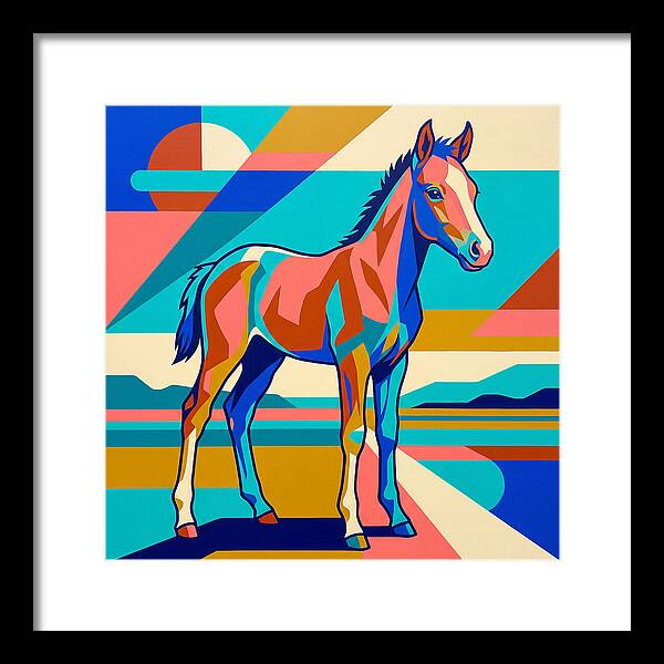 Vibrant Foal Portrait