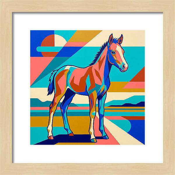 Vibrant Foal Portrait