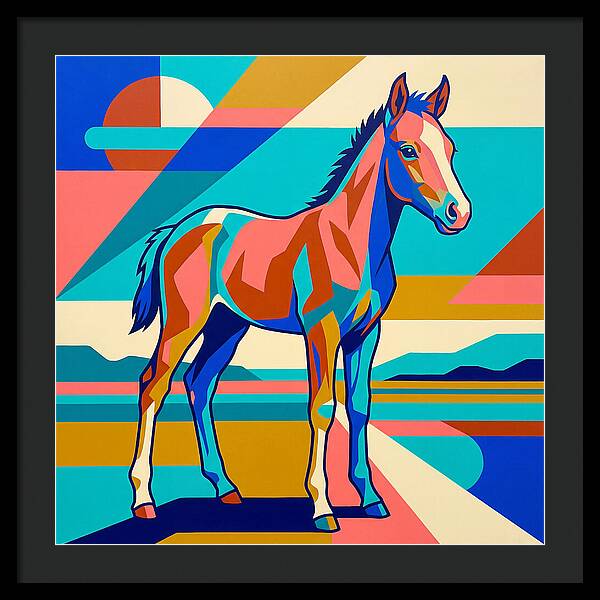 Vibrant Foal Portrait