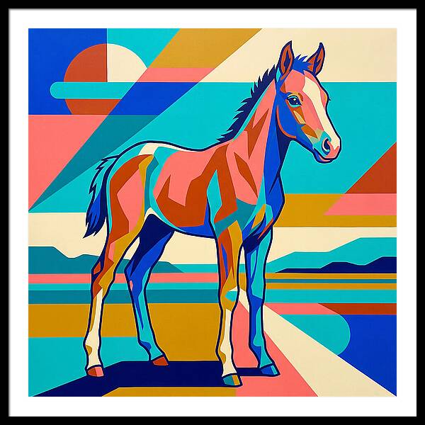 Vibrant Foal Portrait