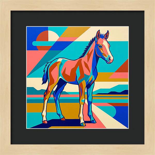 Vibrant Foal Portrait