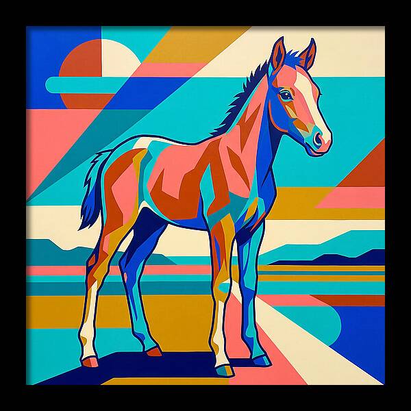 Vibrant Foal Portrait