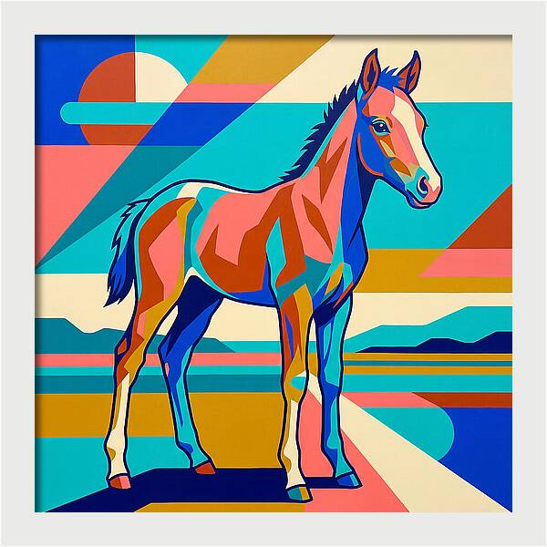 Vibrant Foal Portrait