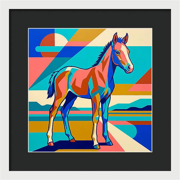 Vibrant Foal Portrait