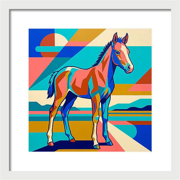 Vibrant Foal Portrait