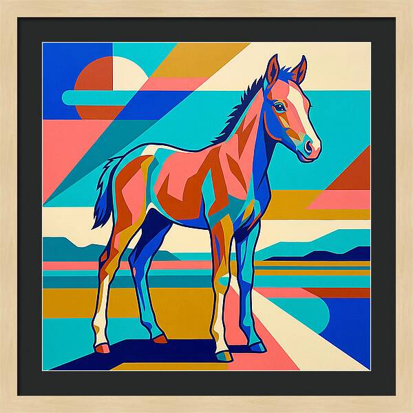 Vibrant Foal Portrait