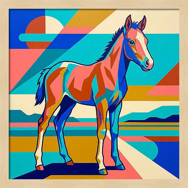 Vibrant Foal Portrait