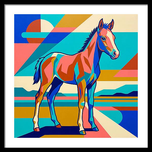 Vibrant Foal Portrait
