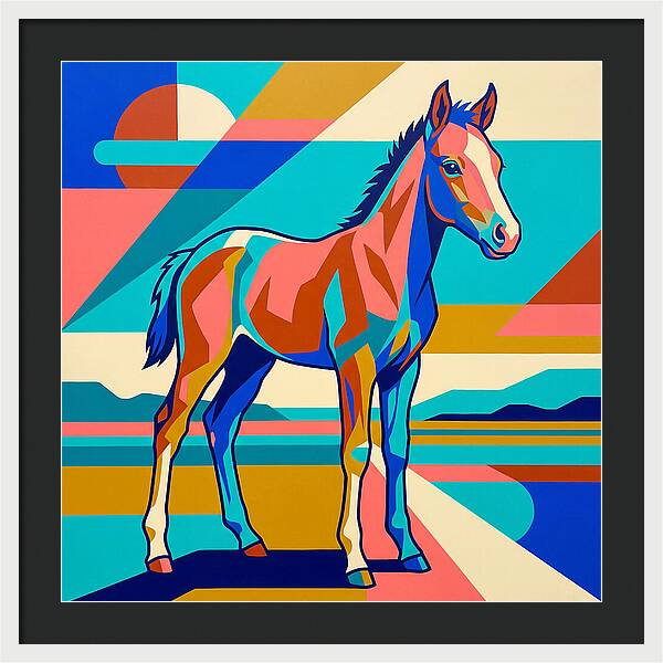 Vibrant Foal Portrait