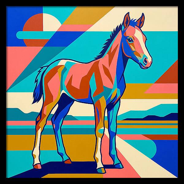 Vibrant Foal Portrait