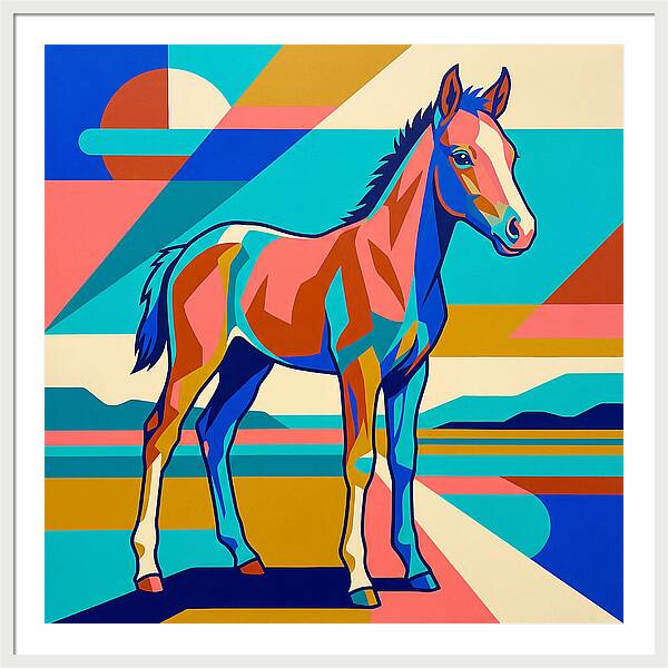Vibrant Foal Portrait