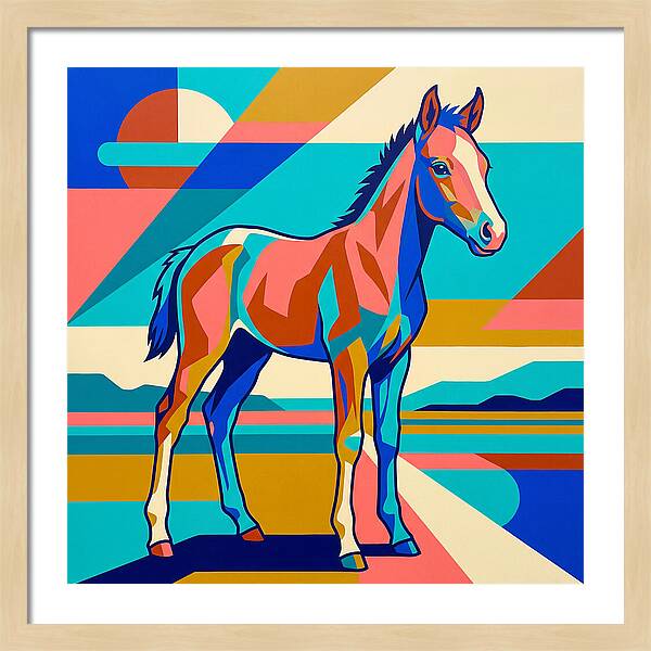 Vibrant Foal Portrait