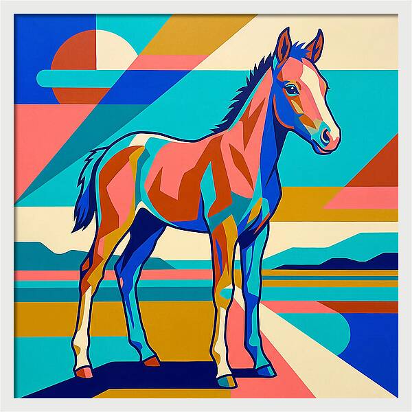 Vibrant Foal Portrait