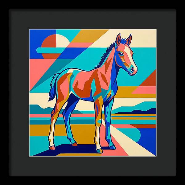 Vibrant Foal Portrait